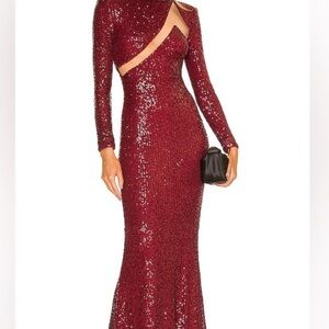 Michael Costello x Revolve Houston gown